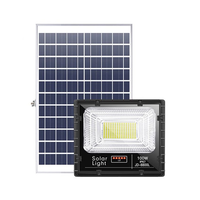 Đèn năng lượng mặt trời Jindian JD-8800L (100W)