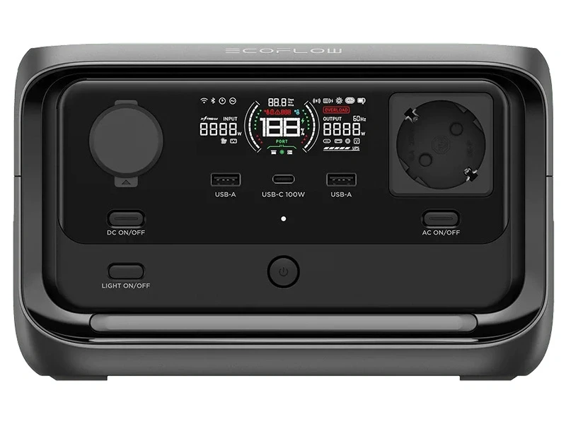 Trạm điện dự phòng di động EcoFlow River 3 Plus 600W 286Wh EFRIVER3PLUS-EU-CBOX