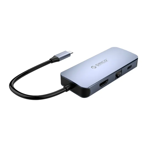 Hub USB-C Orico MC-U602P-GY 6 in 1 PD 100W