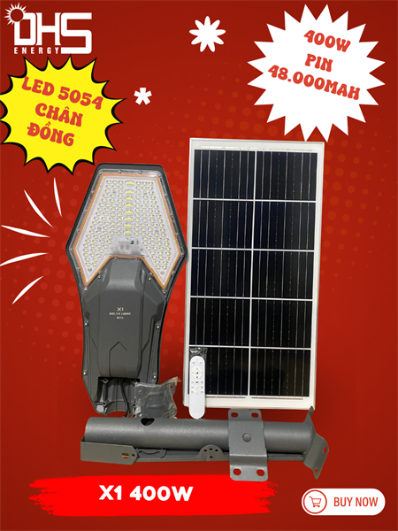 Đèn công trình NLMT cao cấp X1 400W